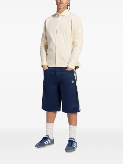adidas 3-Stripes button-up shirt Neutrals KQ8865