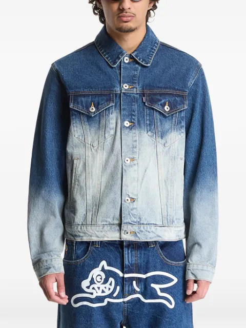 Billionaire Boys Club - Ice Cream Running Dog fade-out denim jacket Blue ICDJ26287