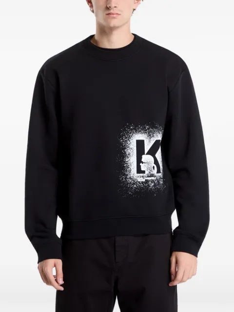 Karl Lagerfeld Jeans logo-print sweatshirt Black B3M20001999