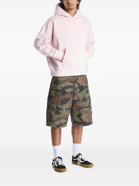 Vans logo-patch hoodie Pink VN000T6FH8H1