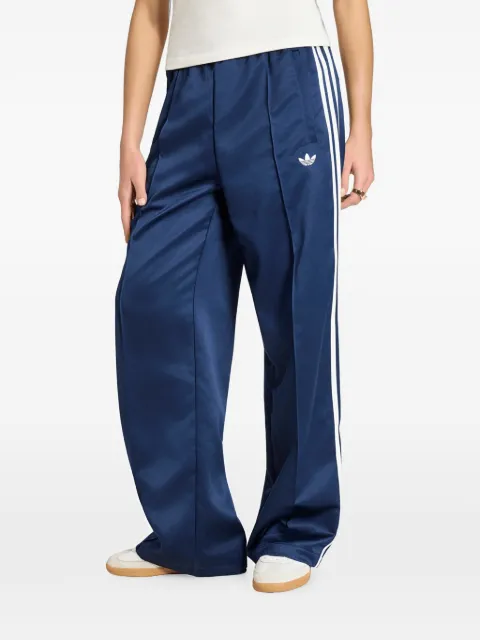 adidas satin SST loose track pants Blue KS7339