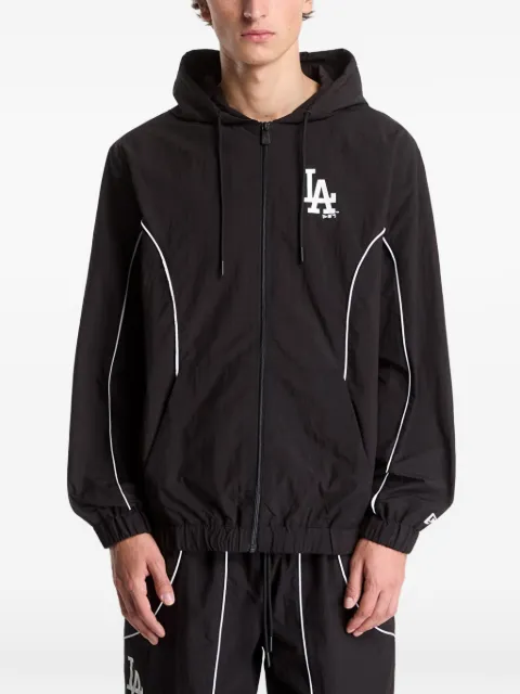 NEW ERA CAP LA Dodgers piping-detail jacket Black 60897440
