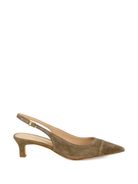 Michael Kors pointed-toe slingback pumps Brown 40T6AMMP1S