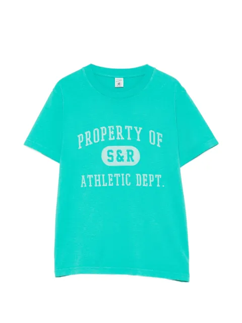 Sporty & Rich Fergus logo-print short-sleeve T-shirt Green TO120712268GR