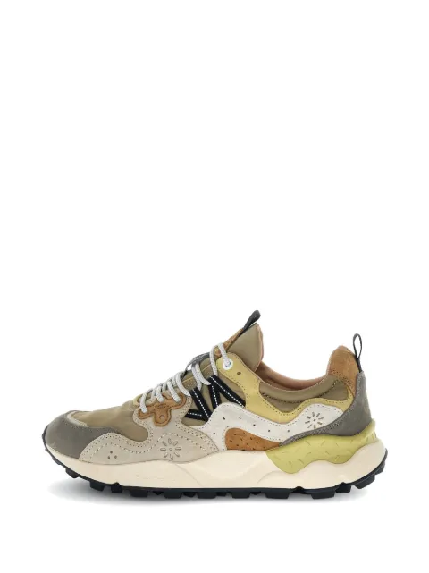 FLOWER MOUNTAIN Yamano 3 panelled sneakers Green 2017816014D58