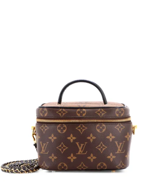 Louis Vuitton Pre-Owned Vanity Handbag Reverse Monogram Canvas PM satchel Brown JS6HQD0WIJYF6Y89