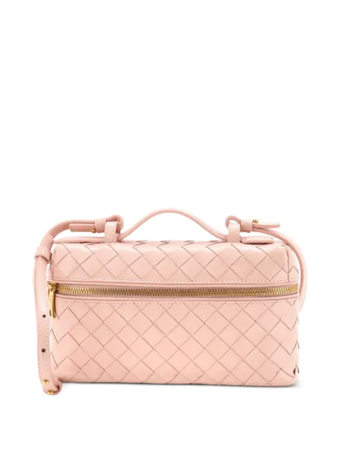 Bottega Veneta Pre-Owned Bang Bang Vanity Case Intrecciato Leather crossbody bag Pink W2SRH7KU0F1XN0DN