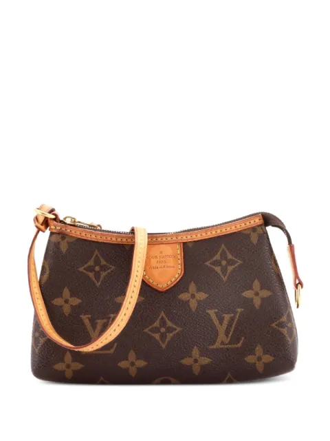Louis Vuitton Pre-Owned Delightful Pochette Monogram Canvas Mini clutch bag Brown TUAX3LX8WEJAJGP6