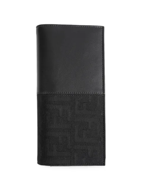FENDI FF-jacquard continental wallet Black 7M0355B139