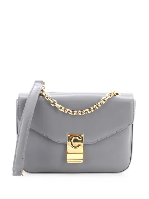 Celine Pre-Owned C Bag Leather Medium crossbody bag Grey NQL0NSDJHUIZPQO3