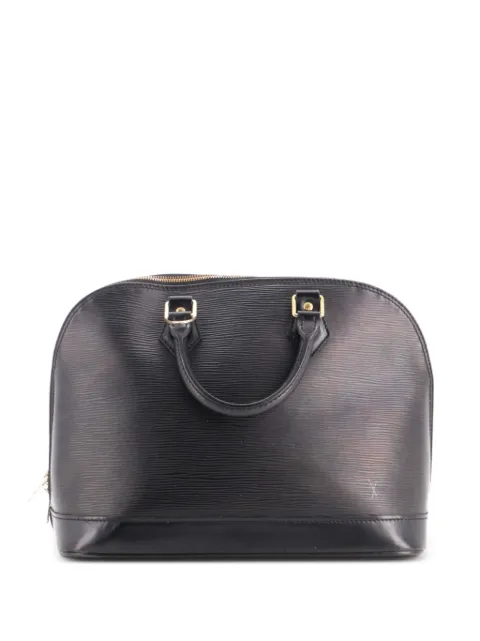 Louis Vuitton Pre-Owned Alma Handbag Epi Leather PM satchel Black LWMS29CCA6U3H1JR