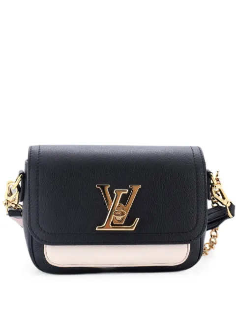 Louis Vuitton Pre-Owned Lockme Tender Handbag Leather crossbody bag Black Z7V6LTMB5ULSJVWT