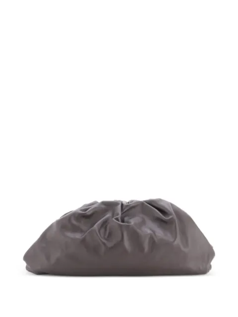 Bottega Veneta Pre-Owned The Pouch Leather clutch bag Brown LOVJZD530HB0ZJDF