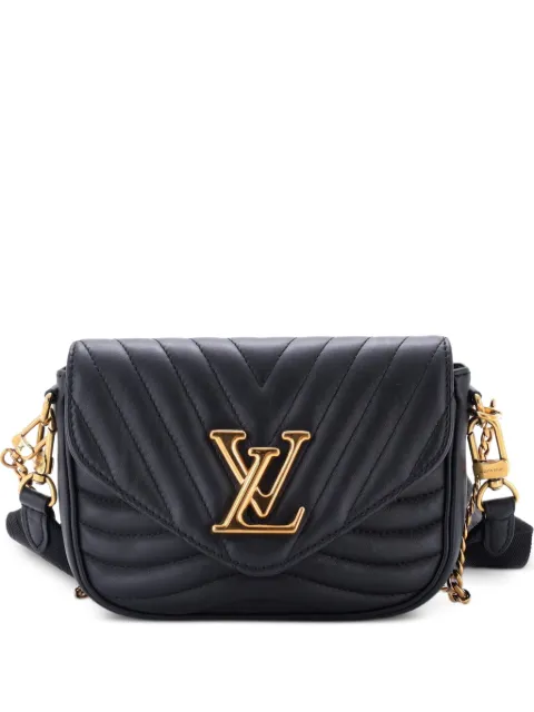 Louis Vuitton Pre-Owned New Wave Multi Pochette Quilted Leather crossbody bag Black WU7495XNH6Z0DLD0