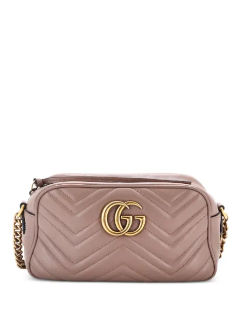 Gucci Pre-Owned GG Marmont Shoulder Bag Matelasse Leather Small crossbody bag Neutrals I48BWOGK2RTKTR6G