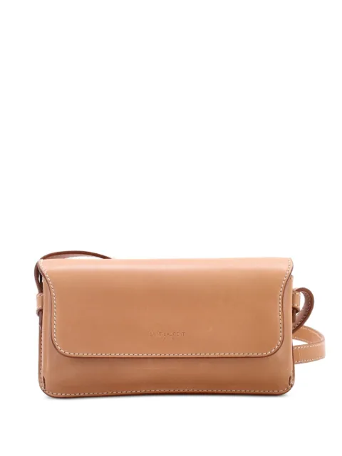 Saint Laurent Pre-Owned Sunglass Case Leather Mini shoulder bag Neutrals D1LECSON7SSFS97X