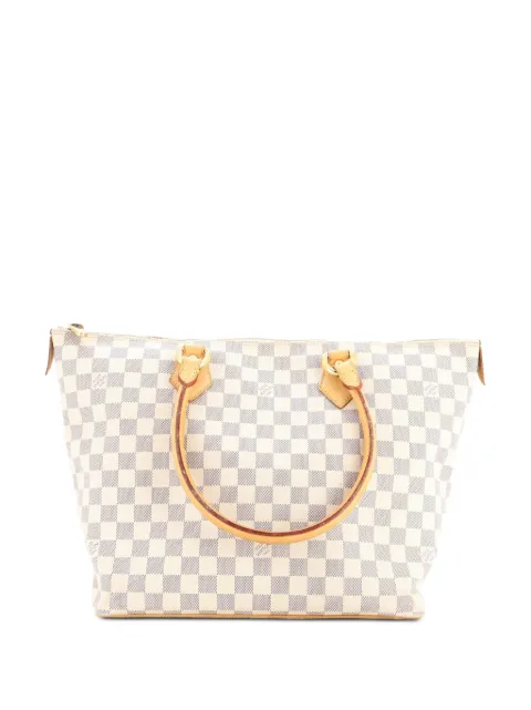 Louis Vuitton Pre-Owned Saleya Handbag Damier MM tote bag White 3KUTZWEY8MS9OX78