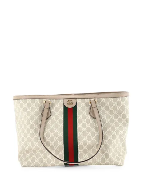 Gucci Pre-Owned Ophidia Shopping GG Coated Canvas Medium tote bag Neutrals WCXSC3XDBREHHKL9
