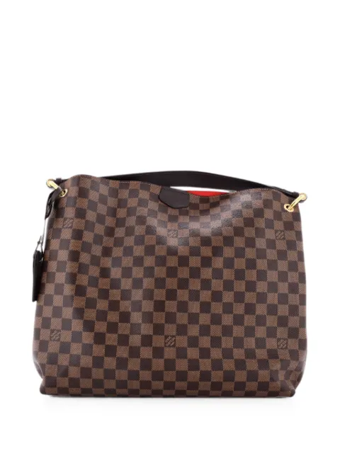 Louis Vuitton Pre-Owned Graceful Handbag Damier MM hobo bag Brown V62YICW9HREZ0AP6