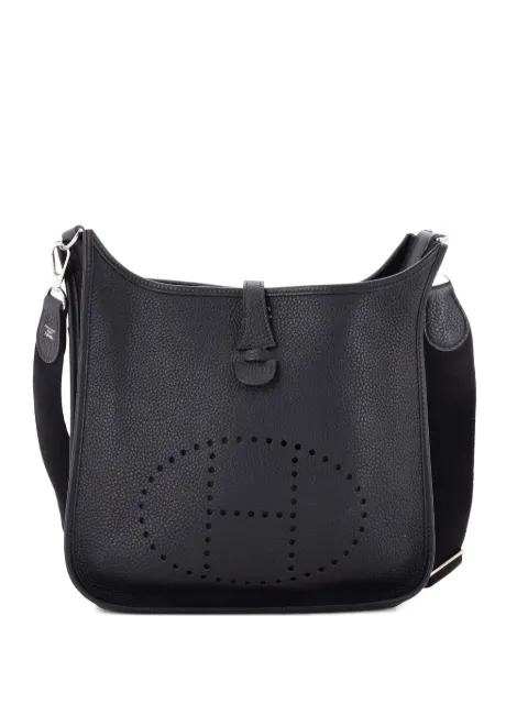 Hermès Pre-Owned Evelyne Bag Gen III Clemence PM crossbody bag Black DMA3BQWENIF5YXW2