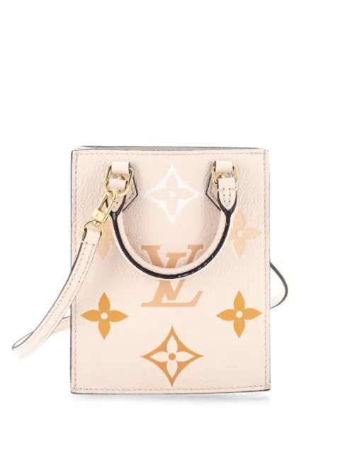 Louis Vuitton Pre-Owned Petit Sac Plat Bag By The Pool Monogram Empreinte Giant crossbody bag Neutrals A9QRS033HK6D4IS0