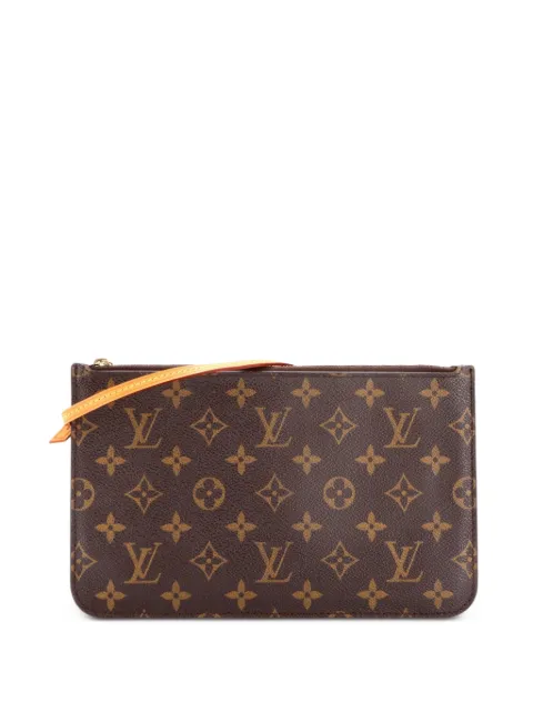 Louis Vuitton Pre-Owned Neverfull Pochette Monogram Canvas Large pouch Brown ZQG1NS15JJ9QVGUS
