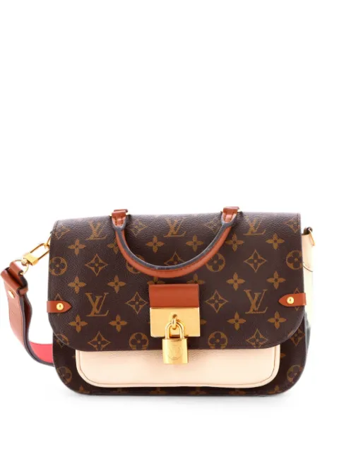 Louis Vuitton Pre-Owned Vaugirard Handbag Monogram Canvas with Leather satchel Brown IVWIYOEM4M9TT8NC