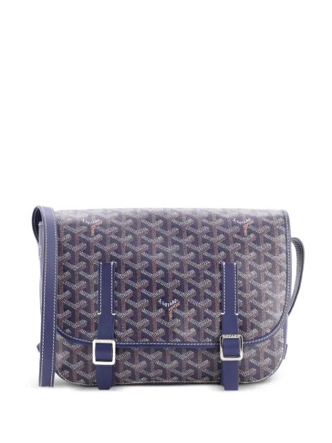 Goyard Pre-Owned Belvedere Messenger Bag Coated Canvas MM crossbody bag Blue 60VCCN37ER0IY5TP