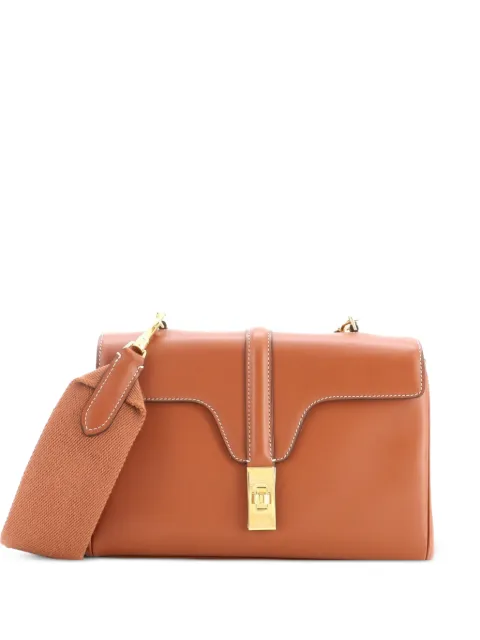 Celine Pre-Owned Soft 16 Bag Smooth Calfskin Teen shoulder bag Brown HMCRDI5FCCTSFZ32