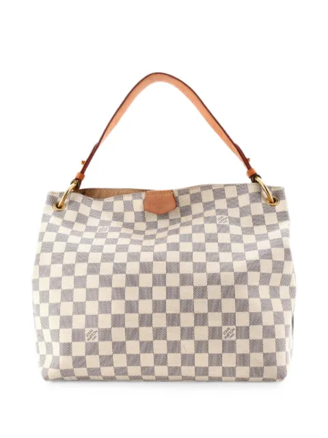 Louis Vuitton Pre-Owned Graceful Handbag Damier PM hobo bag White GYWO74MAGQVHDFYH