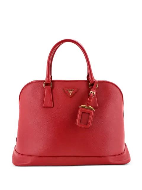 Prada Pre-Owned Open Promenade Bag Saffiano Leather Large tote bag Red Q16YBL6J2PNGAUCM