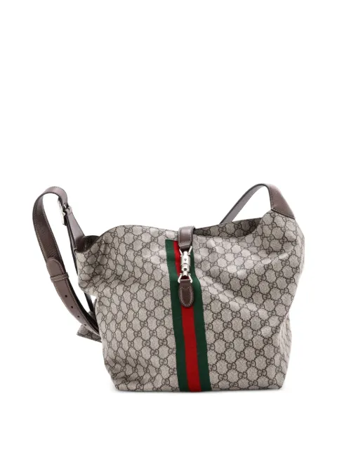 Gucci Pre-Owned Jackie 1961 Soft GG Coated Canvas Small shoulder bag Brown OCHW7BVK4D374PKC