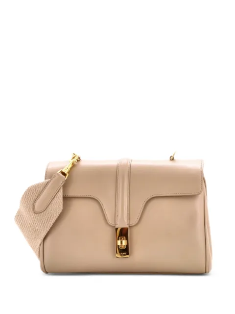 Celine Pre-Owned Soft 16 Bag Smooth Calfskin Teen shoulder bag Neutrals AZB32YYAULZ2M7GD