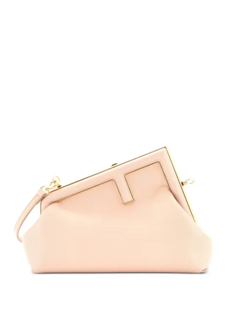 Fendi Pre-Owned First Bag Leather Small clutch bag Neutrals VGD41B7HFGQOG6JD