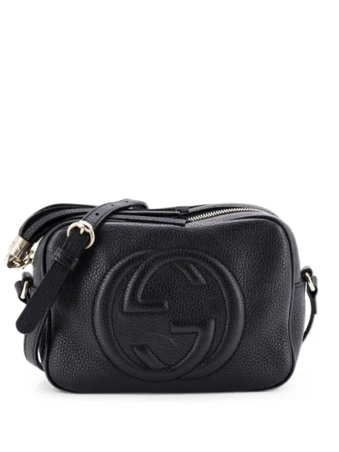 Gucci Pre-Owned Soho Disco Leather Small crossbody bag Black QURBWGCFEKFOI0UI