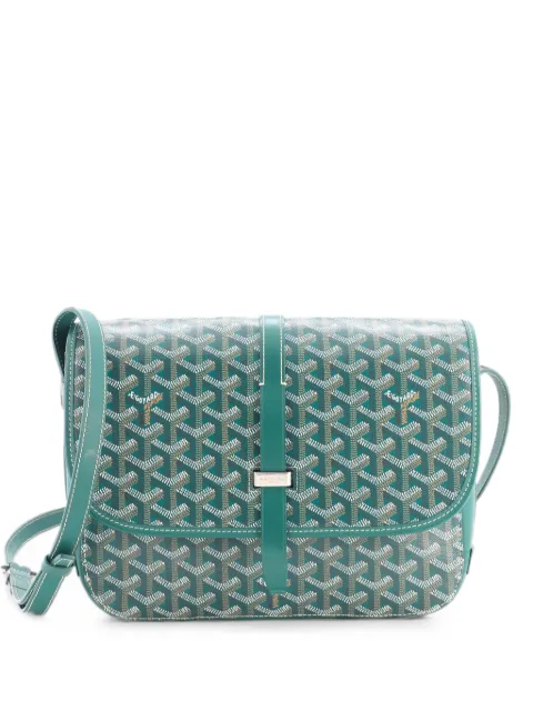 Goyard Pre-Owned Belvedere II Messenger Bag Coated Canvas MM crossbody bag Green AG6AC2GB5LR6B762