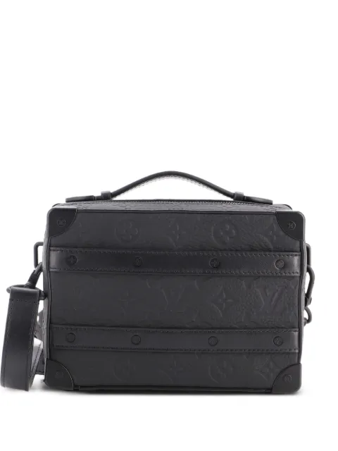 Louis Vuitton Pre-Owned Handle Soft Trunk Bag Monogram Taurillon Leather crossbody bag Black NQLRSSP1NAI1LQ59