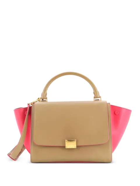 Celine Pre-Owned Trapeze Bag Leather Small satchel Brown 9R6KFZXP79X5YADJ