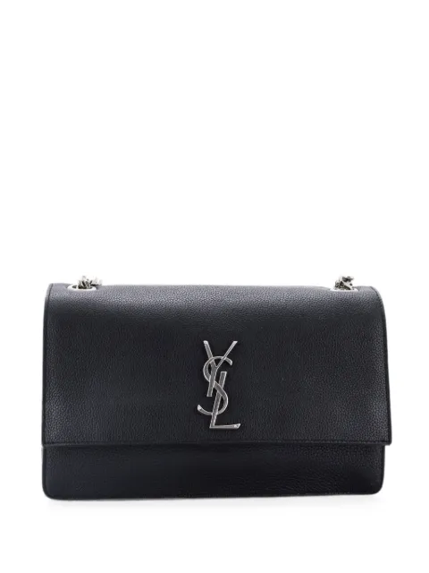 Saint Laurent Pre-Owned Sunset Leather Medium shoulder bag Black JJPG42V867XGZXB1
