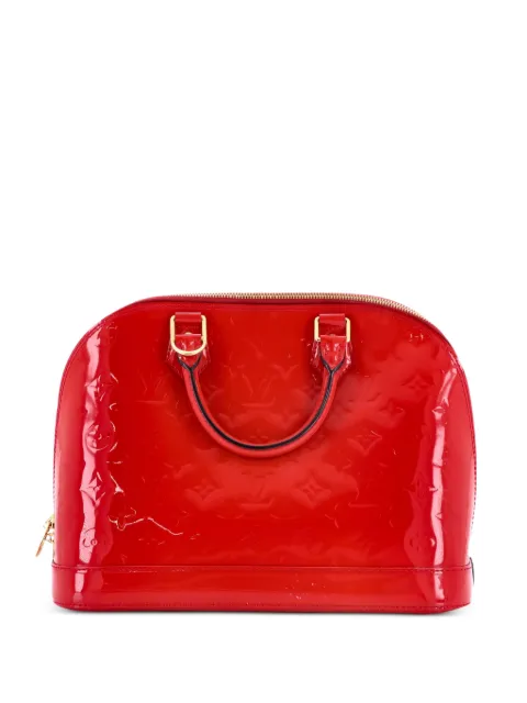 Louis Vuitton Pre-Owned Alma Handbag Monogram Vernis PM satchel Red 6JU7I5SPDJGRZFWP