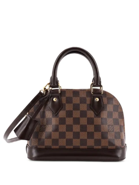 Louis Vuitton Pre-Owned Alma Handbag Damier BB shoulder bag Brown H10B03DE442KT6SA
