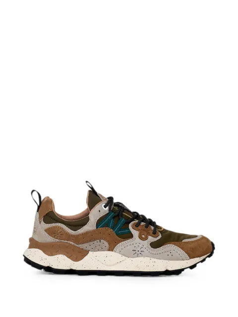 FLOWER MOUNTAIN Yamano 3 panelled sneakers Brown 201781601