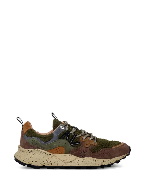 FLOWER MOUNTAIN Yamano 3 suede sneakers Green 201781830