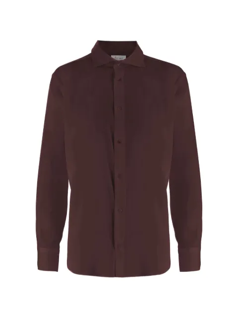 Her Shirt button-fastening long-sleeve shirt Brown LUDOVICAOP