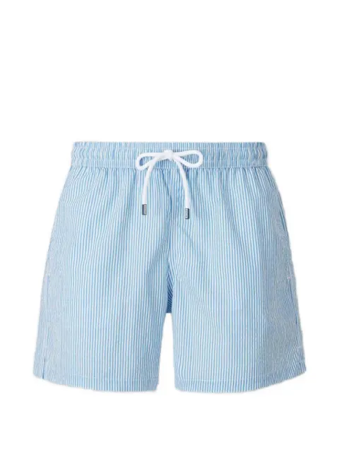 Fedeli Madeira striped swim shorts Blue TU000326F30063PL37NY