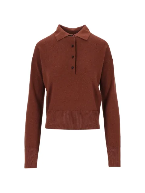 Barena Pearl knitted polo Brown KND5833