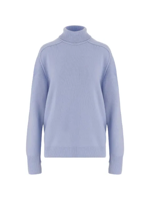 Carven cashmere roll-neck sweater Blue 6262K21179CORNFLOWE