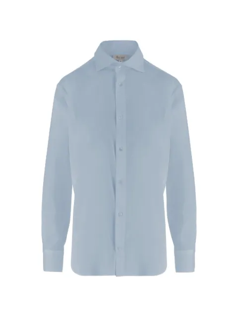 Her Shirt long-sleeve button-up shirt Blue LUDOVICAOP