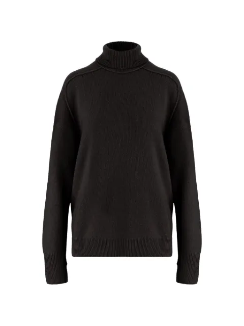 Carven roll-neck cashmere sweater Brown 6262K21179CHOCOLATE
