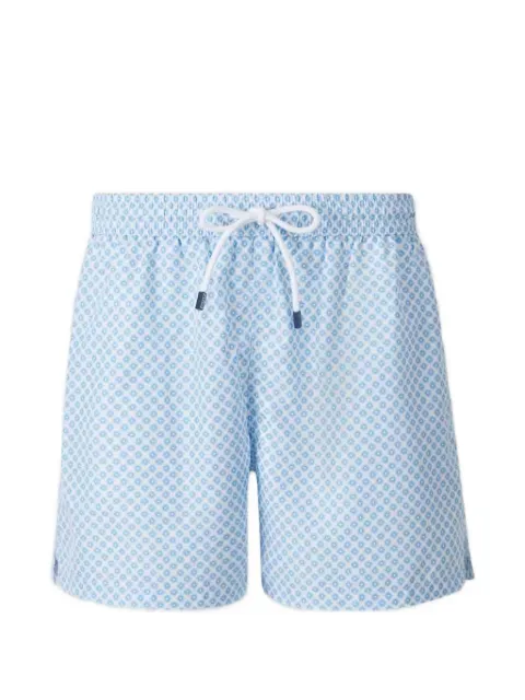 Fedeli polka-dot print swim shorts White TU000318F209100PL